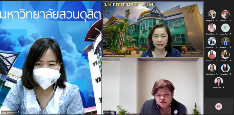 อาจารย์ ดร.ปุณยวีร์ จิโรภาสวรพงศ์ ประธานหลักสูตรศึกษาศาสตรบัณฑิต สาขาวิชาการศึกษาปฐมวัย เป็นประธานการประชุม หลักสูตรฯ ประจำเดือนกรกฎาคม 2565 ครั้งที่ 7(11)/2565
