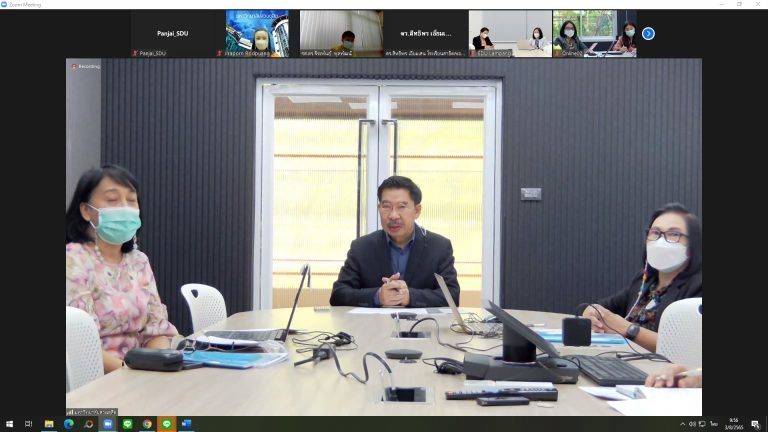 หลักสูตรศึกษาศาสตรมหาบัณฑิต สาขาวิชาการจัดการการศึกษาปฐมวัยและประถมศึกษา จัดประชุมคณะกรรมการดำเนินงานจัดการเรียนการสอนหลักสูตรฯ ครั้งที่ 6(8)/2565