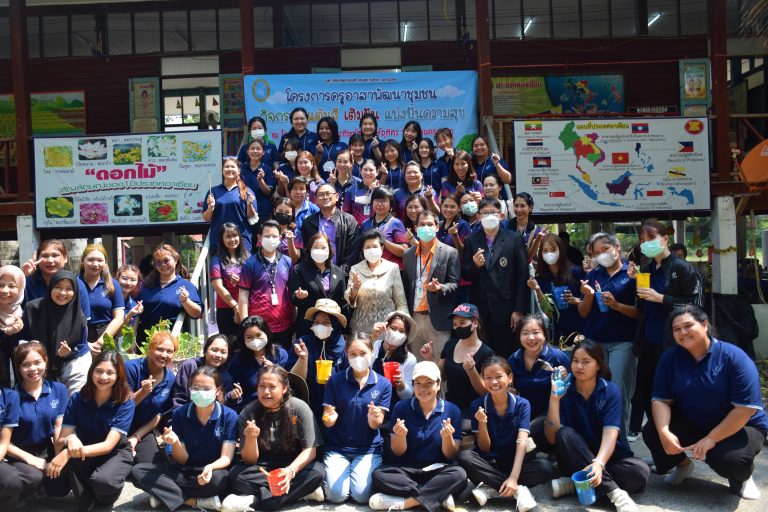 ฝ่ายกิจการนักศึกษา คณะครุศาสตร์ มหาวิทยาลัยสวนดุสิตจัดโครงการ ครูอาสา Teacher Volunteer กิจกรรม “แต้มสี เติมฝัน แบ่งปัน ความสุข”