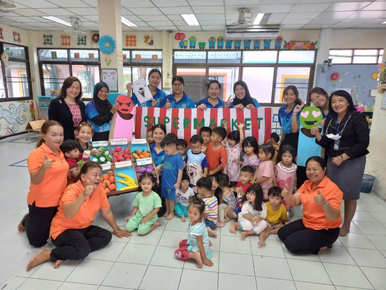 อาจารย์ประจำหลักสูตรศึกษาศาสตรบัณฑิต สาขาวิชาการศึกษาปฐมวัย  คณะครุศาสตร์ นำนักศึกษาหลักสูตรศษ.บ. สาขาวิชาการศึกษาปฐมวัยชั้นปีที่ 1 ไปจัดแสดงละครและกิจกรรมหลังการแสดงเพื่อส่งเสริมการเรียนรู้ด้านภาษาและทักษะชีวิตของเด็กปฐมวัย