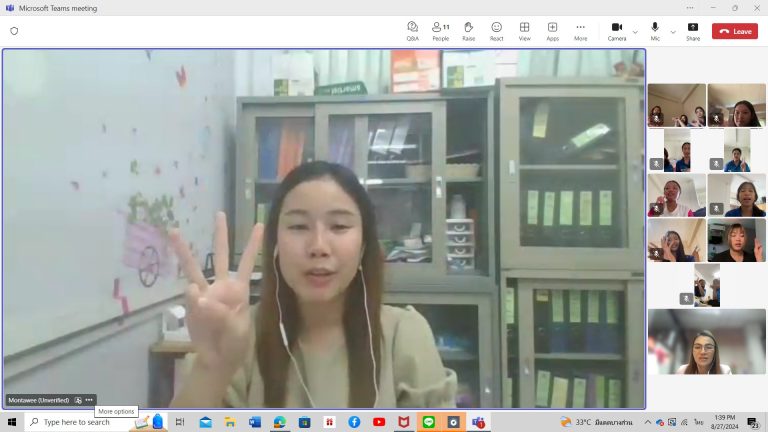 คณะครุศาสตร์ มหาวิทยาลัย ได้รับเกียรติจาก คุณครูมณฑาวีย์ ชมพูผุดผ่อง ครูโรงเรียนอินทรัมพรรย์อนุสรณ์ (ศิษย์เก่าคณะครุศาสตร์) เป็นวิทยากรจัดแลกเปลี่ยนประสบการณ์ หัวข้อ “การใช้ภาษาอังกฤษในชั้นเรียนสำหรับครู”