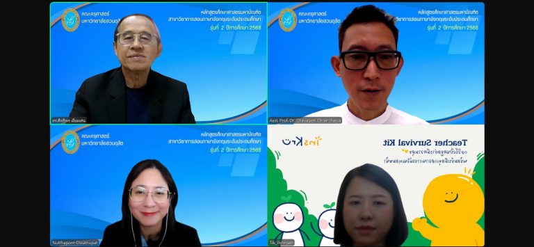 หลักสูตรศึกษาศาสตรมหาบัณฑิต สาขาวิชาการสอนภาษาอังกฤษระดับประถมศึกษา หลักสูตรใหม่ พ.ศ. 2565 คณะครุศาสตร์ มหาวิทยาลัยสวนดุสิต ดำเนินการสอบสัมภาษณ์บุคคลเข้าศึกษาระดับบัณฑิตศึกษา รุ่นที่ 2 ปีการศึกษา 2568